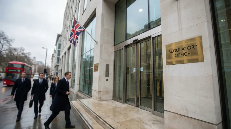 UK Gambling Commission building exterior representing MLB betting regulation and bettor rights